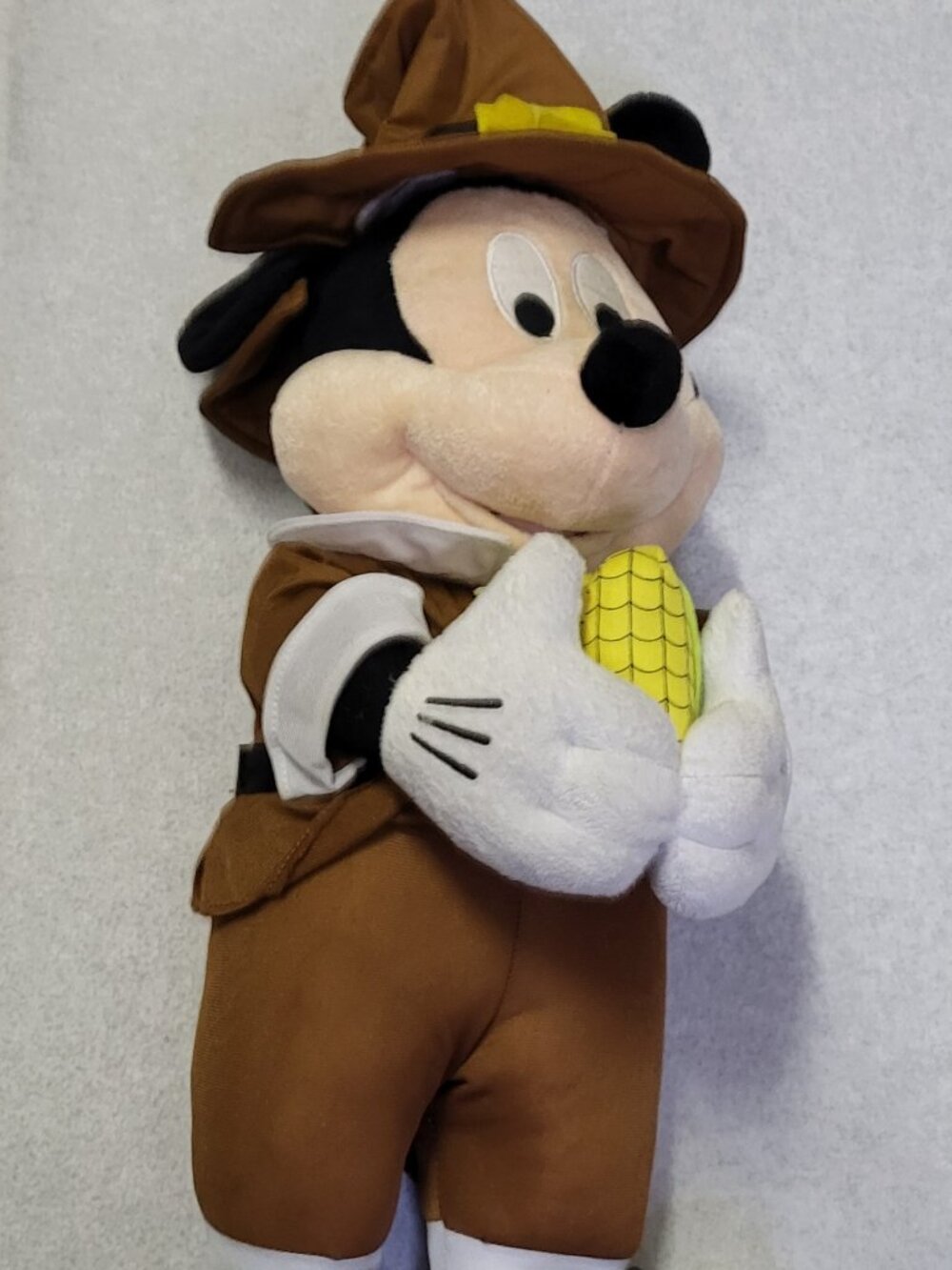 Disney Mickey Mouse Pilgrim Fall Holiday Thanksgiving Porch Greeter